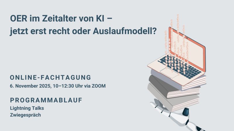 Online-Fachtagung: OER im Zeitalter von KI